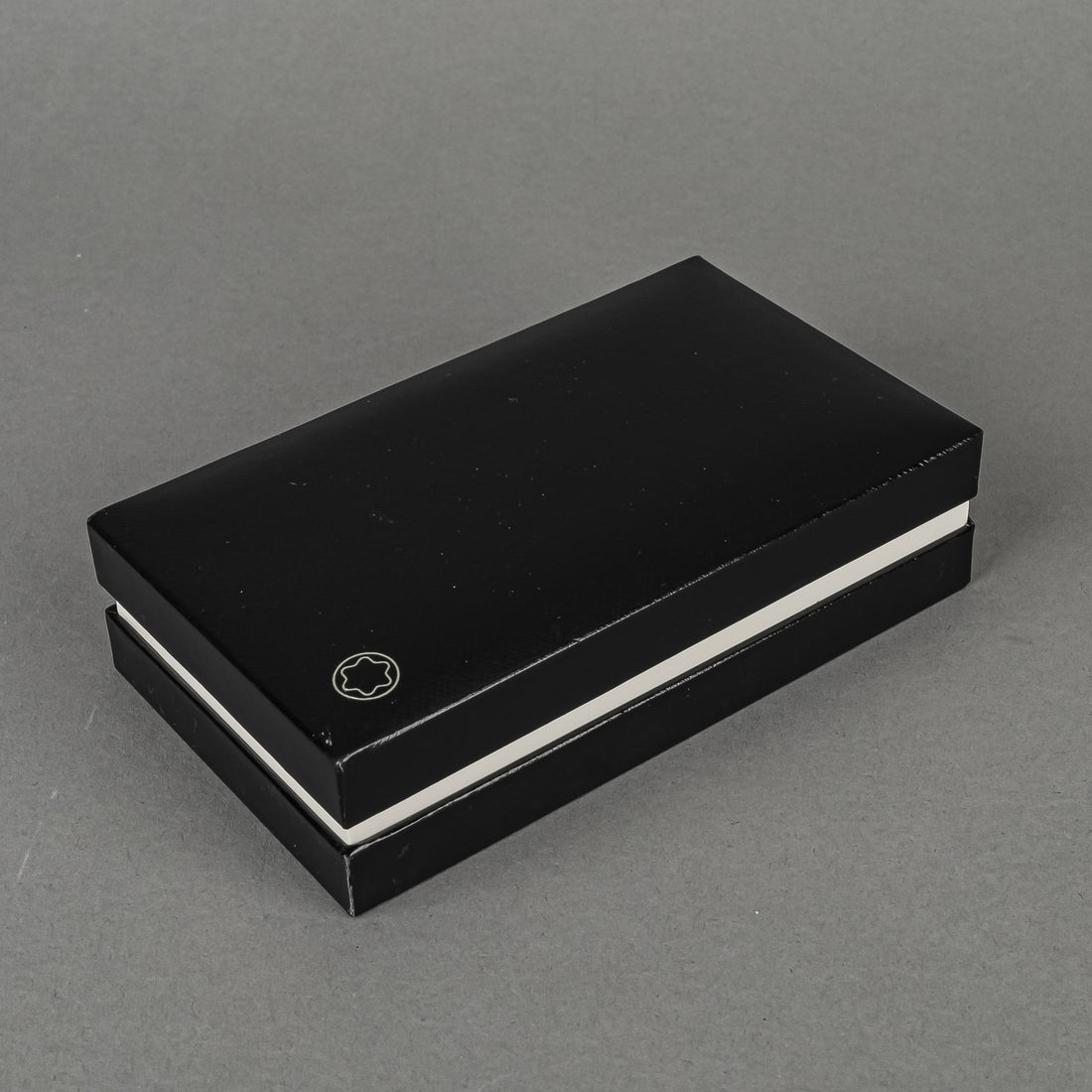 MONTBLANC Black Leather Star Keychain