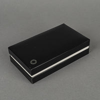 MONTBLANC Black Leather Star Keychain