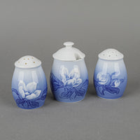 BING & GRØNDAHL Christmas Rose 52 Salt, Pepper And Mustard 4 Pieces