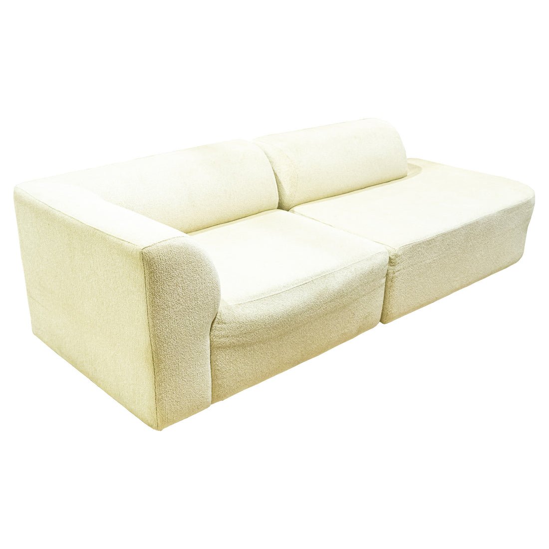 NUEVO Isla Triple Seat Sofa Beige Upholstery