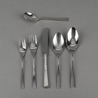 HEROSIL Pyramid Stainless Steel Flatware 7 Place Settings Plus Extras