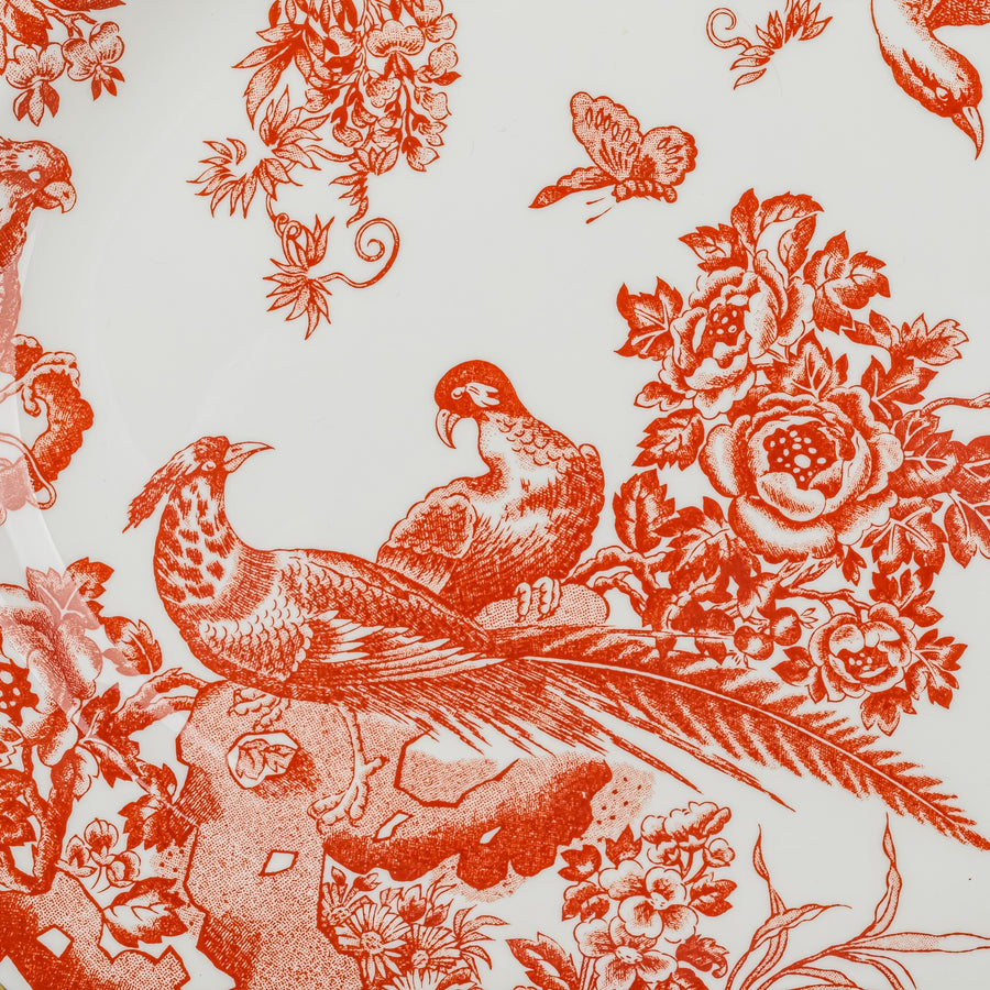 ROYAL CROWN DERBY Red Aves Platter