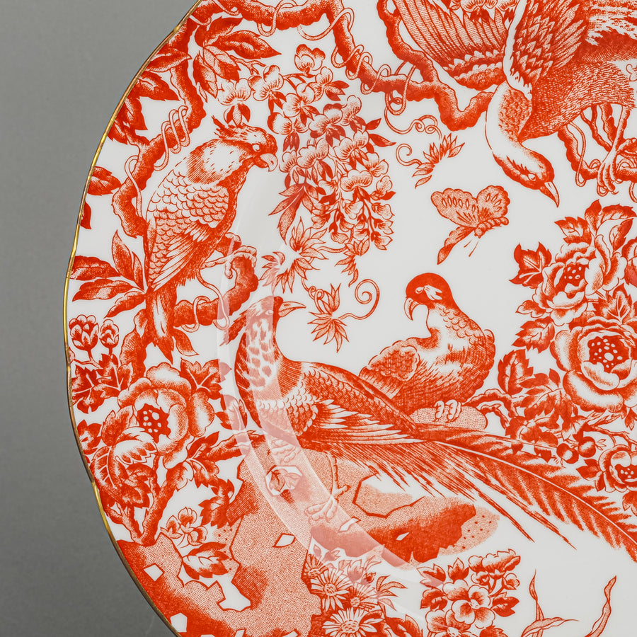 ROYAL CROWN DERBY Red Aves 16 Pieces