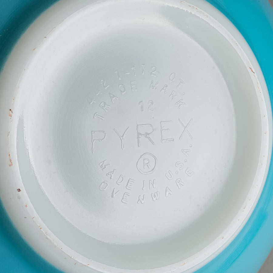 PYREX Horizon Blue Cinderella Mixing Bowl Set of 4 with Box