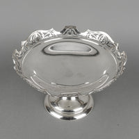 MARTIN HALL & CO Silver Plate Pierced Pedestal Dish