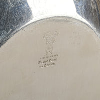 BARKER ELLIS Silver Plate Engraved Bowl with Handle