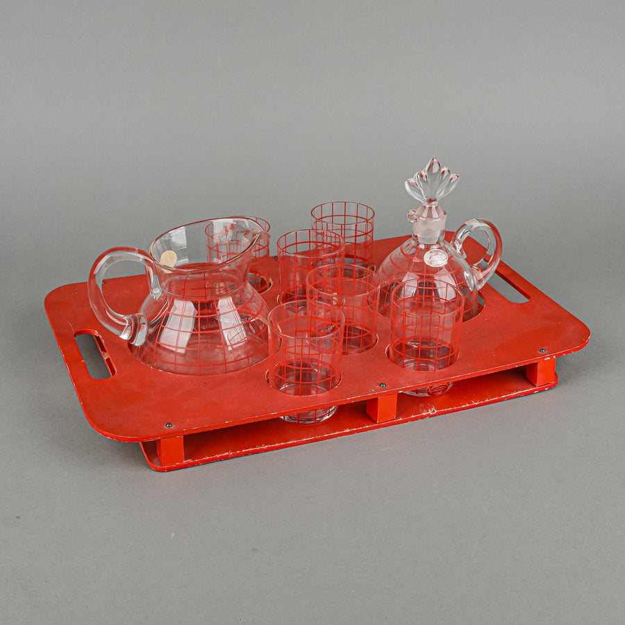 JOHANSFORS Drinks/Juice Set 9 Pieces With Tray