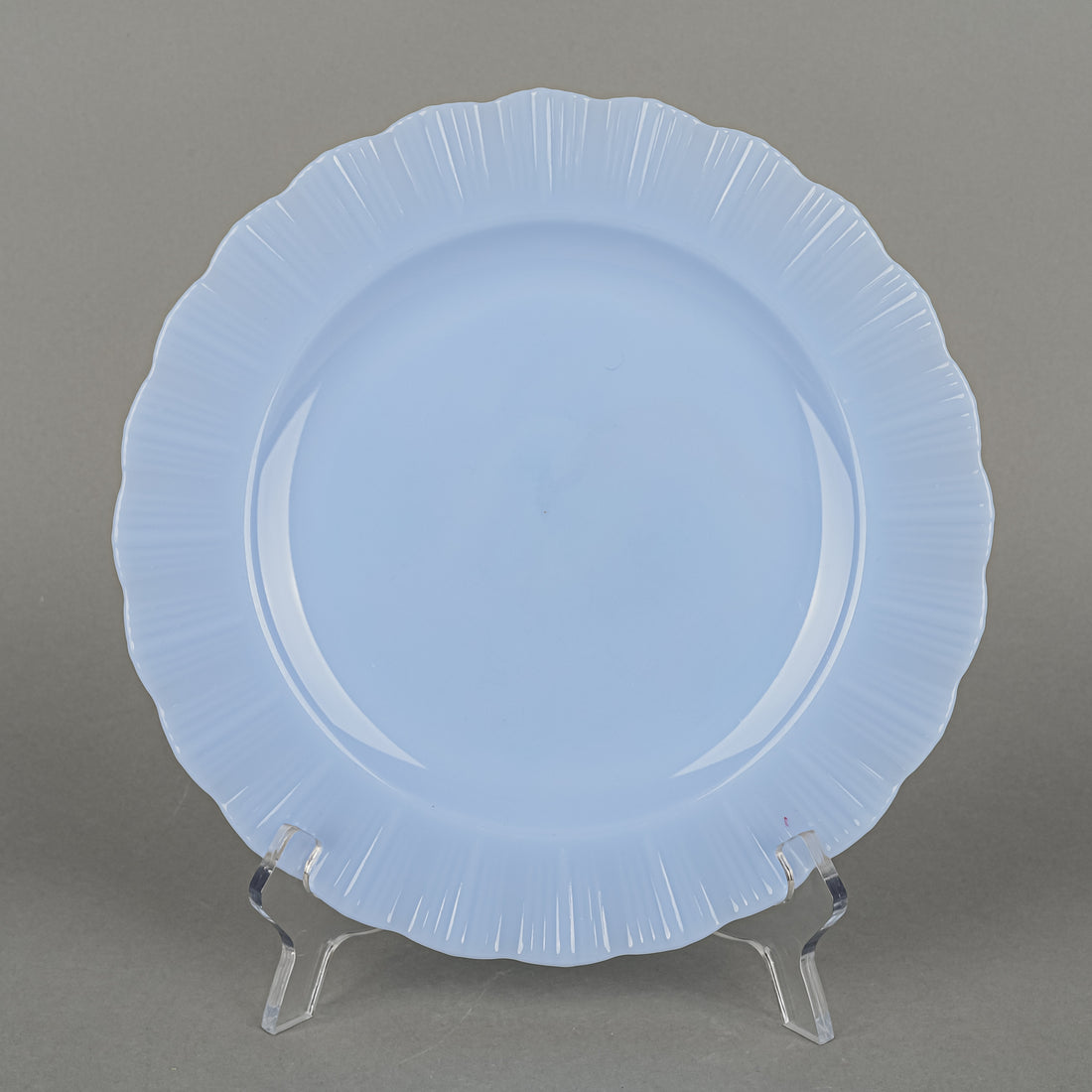 PYREX Delphite Blue Plates Set Of 4