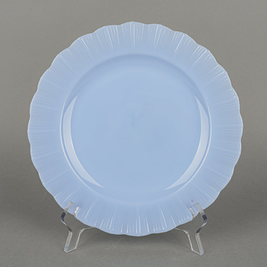 PYREX Delphite Blue Plates Set Of 4