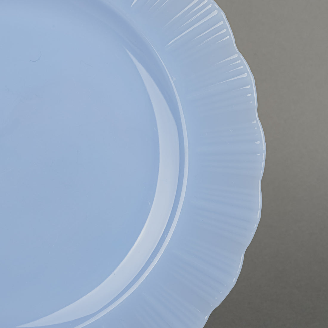 PYREX Delphite Blue Plates Set Of 4