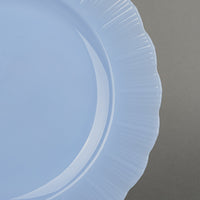 PYREX Delphite Blue Plates Set Of 4