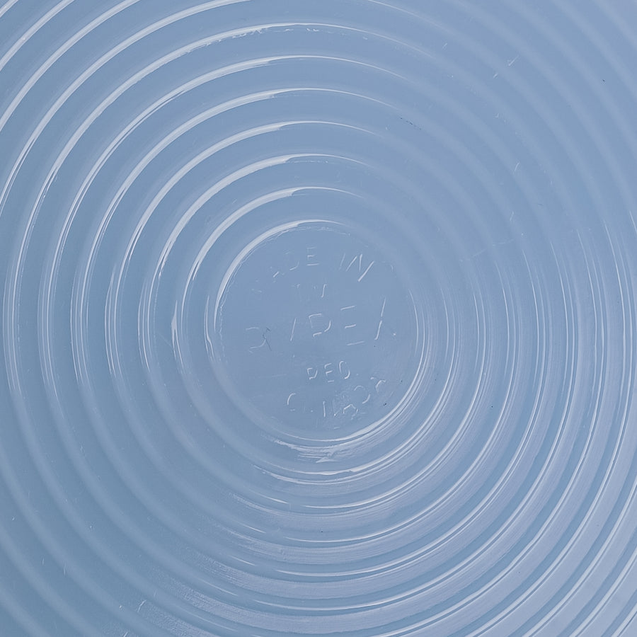 PYREX Delphite Blue Plates Set Of 4