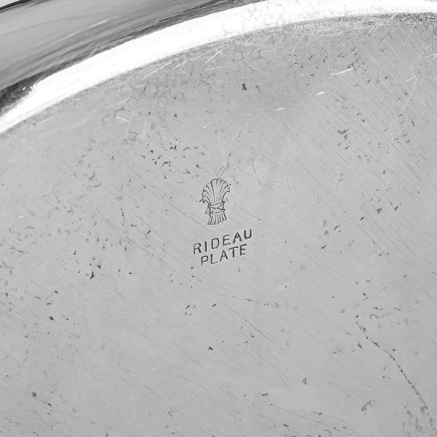 BIRKS Rideau Plate Silverplate Round Covered Serving Dish