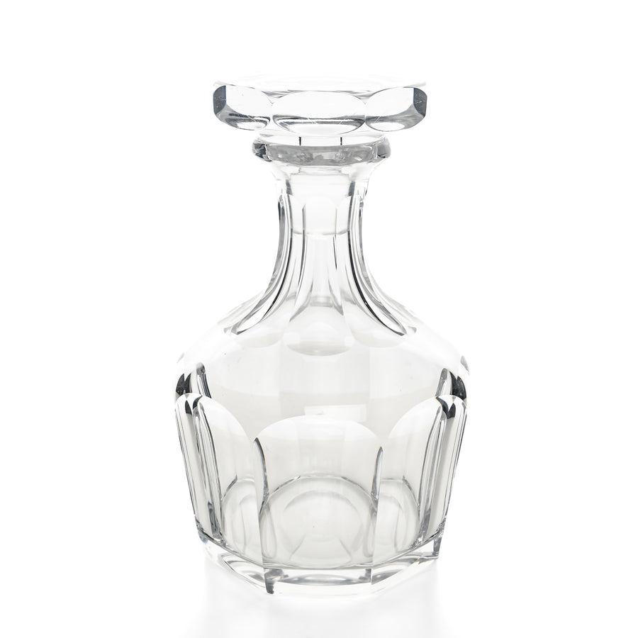 ORREFORS Nils Landberg Faceted Crystal Decanter & Stopper