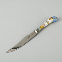 WILLIAM ADAMS Porcelain Handle Stainless Steel Knives  Set of 5