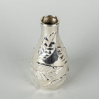 TIFFANY & CO Sterling Louis Comfort Tiffany Leaf Vase