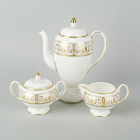 WEDGWOOD Gold Grecian Coffee Service 5Pcs