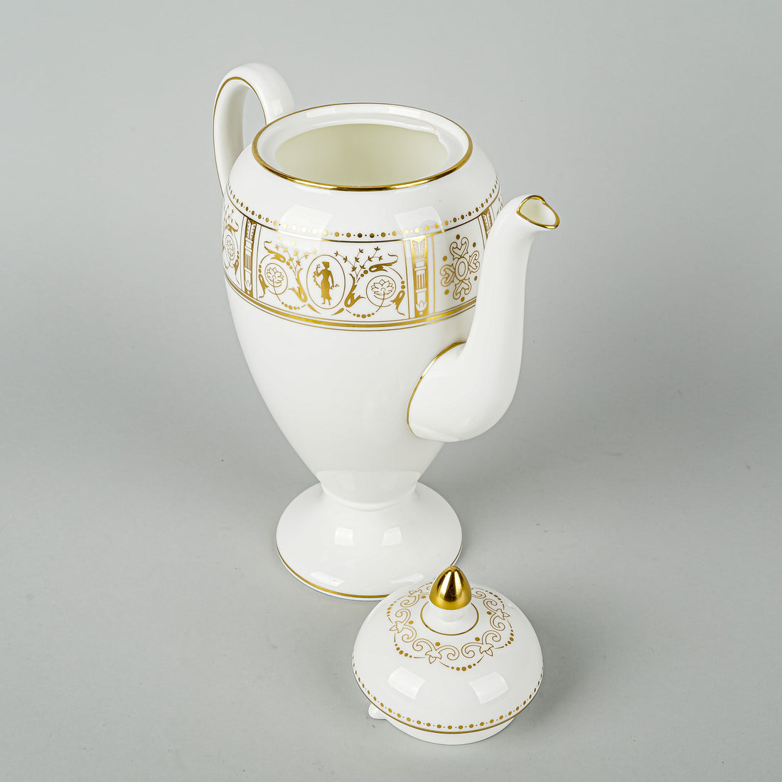 WEDGWOOD Gold Grecian Coffee Service 5Pcs