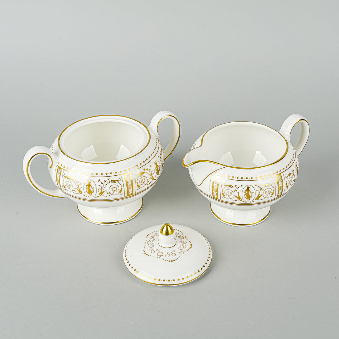 WEDGWOOD Gold Grecian Coffee Service 5Pcs
