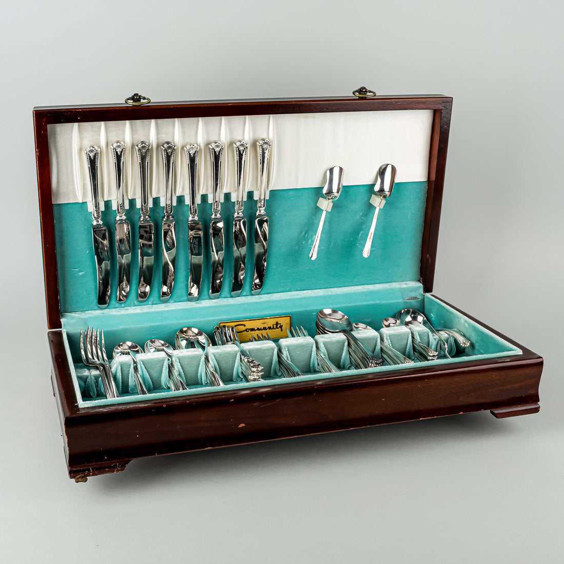 COOPER BROTHERS & SONS  Silverplate Flatware Royal Prince 66 Pieces