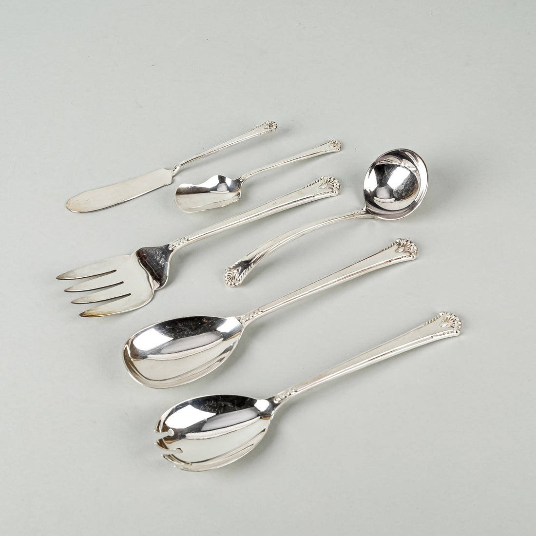 COOPER BROTHERS & SONS  Silverplate Flatware Royal Prince 66 Pieces
