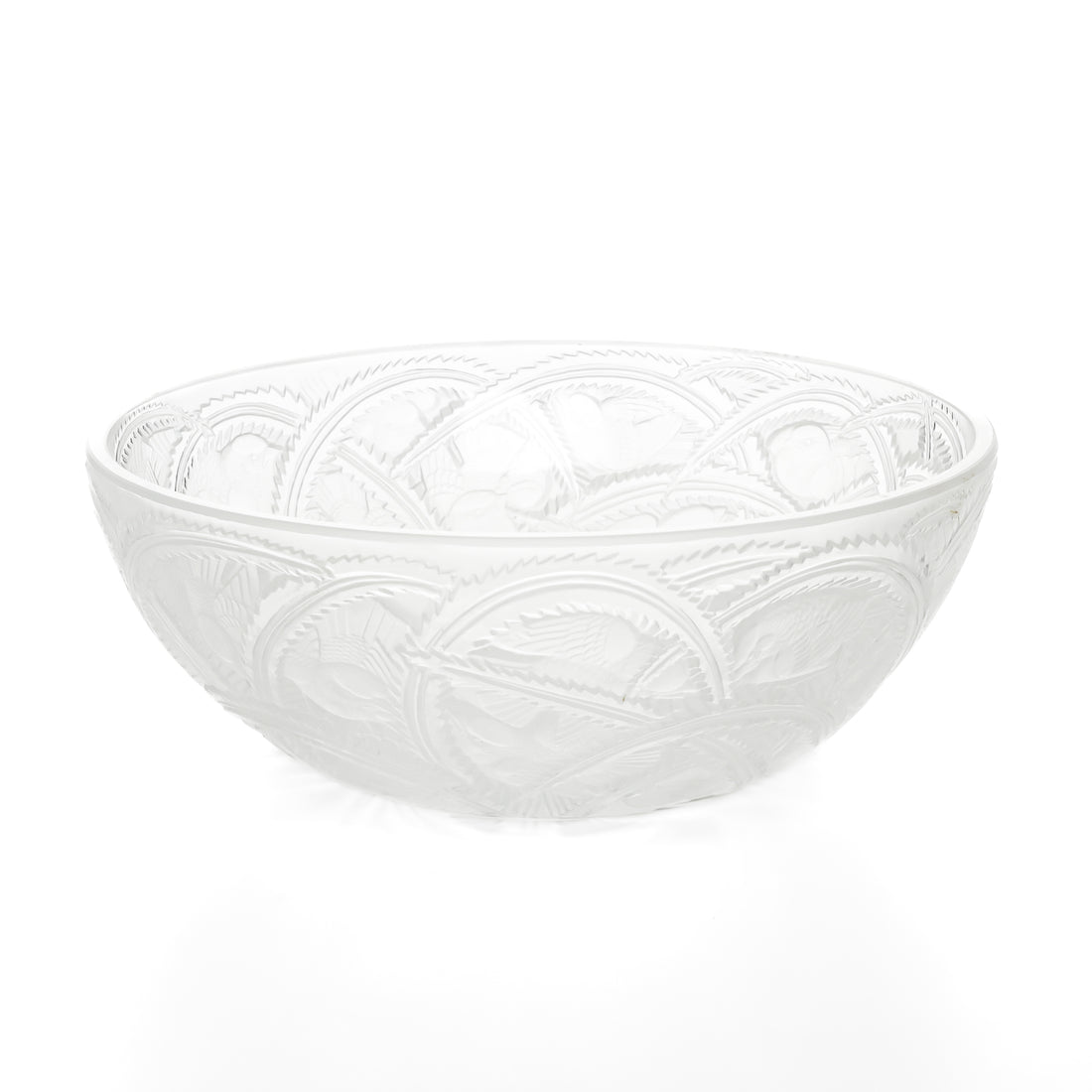 LALIQUE Pinsons/Finch Bird Bowl