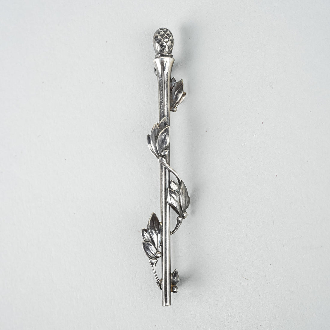 GEORG JENSEN Sterling Silver Staff Brooch