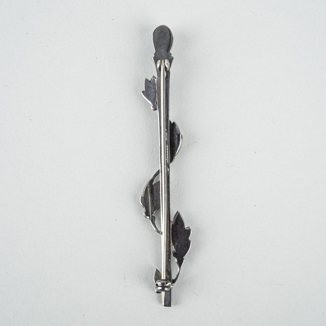 GEORG JENSEN Sterling Silver Staff Brooch