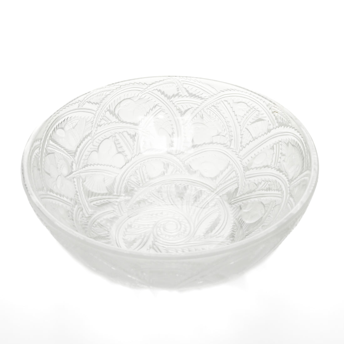 LALIQUE Pinsons/Finch Bird Bowl