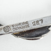GEORG JENSEN Sterling Silver Staff Brooch
