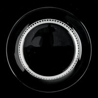 LALIQUE Bourgueil Crystal Bread And Butter Plates Set Of 6