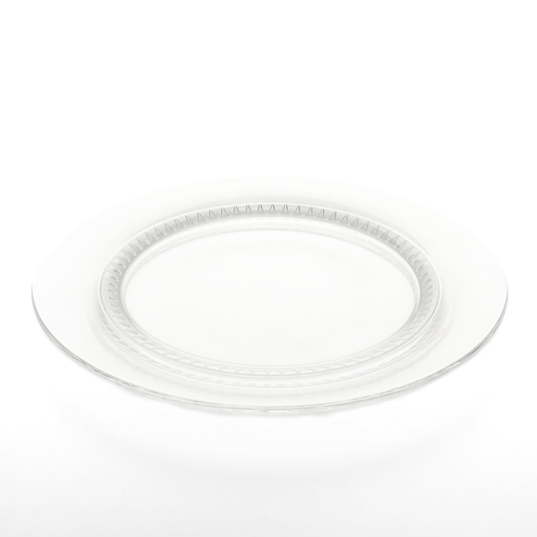 LALIQUE Bourgueil Crystal Bread And Butter Plates Set Of 6