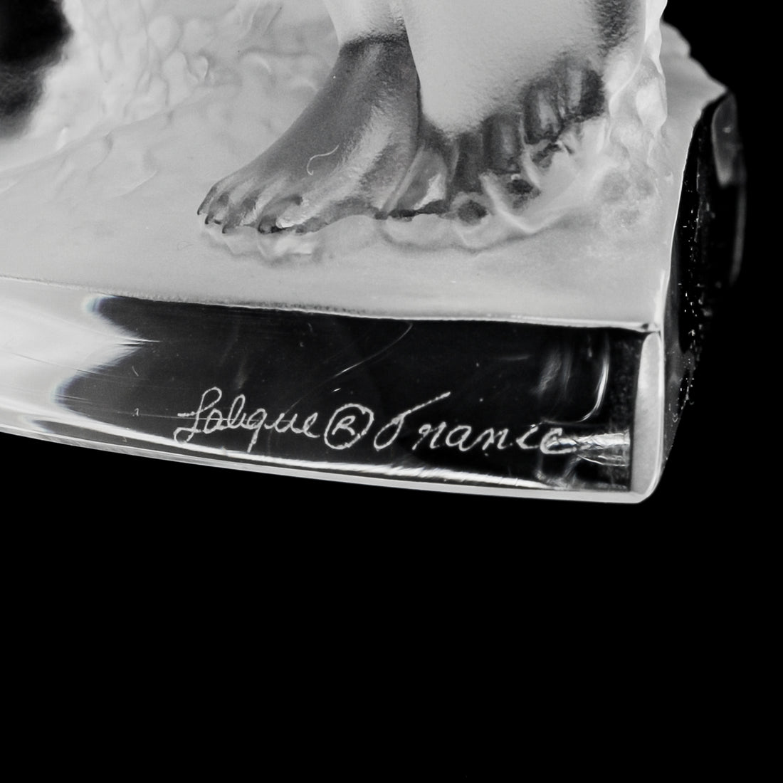 LALIQUE Figurine Luxembourg Cherubs