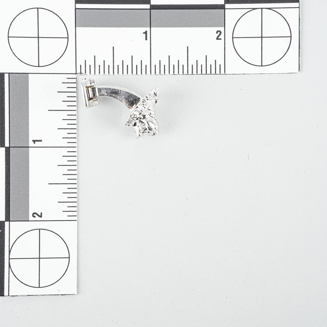 Silver Plt Lion Head Cufflinks