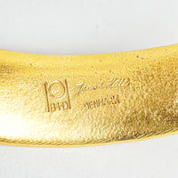 JACOB HULL Gold Tone Open Collar Necklace