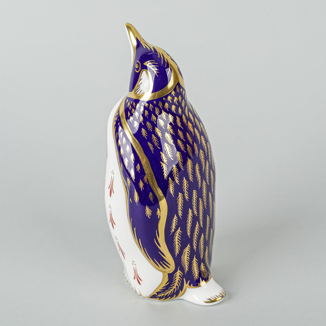 ROYAL CROWN DERBY Paperweight Penguin  Original Collection