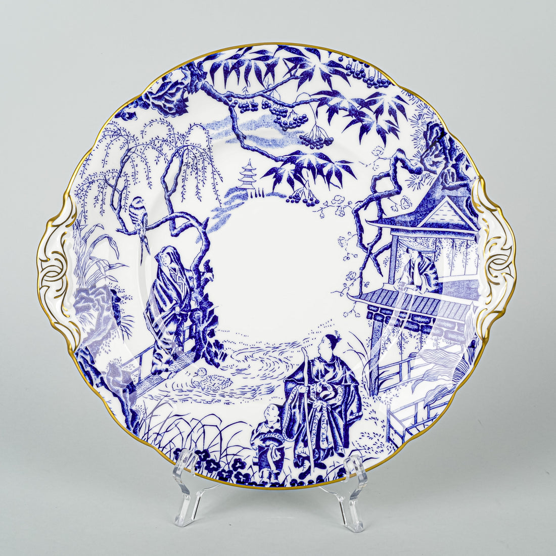 ROYAL CROWN DERBY Mikado Cake Plate