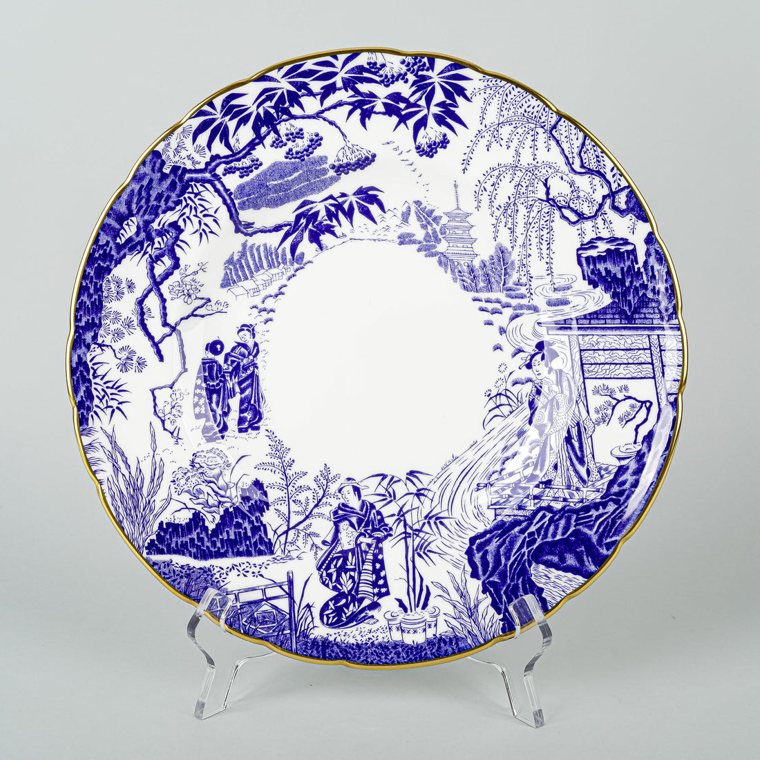 ROYAL CROWN DERBY Mikado Dinner Plate