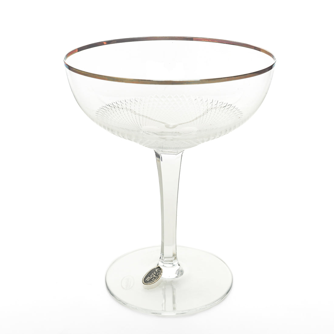 MOSER Royal Coupe Champagne Glass H5"