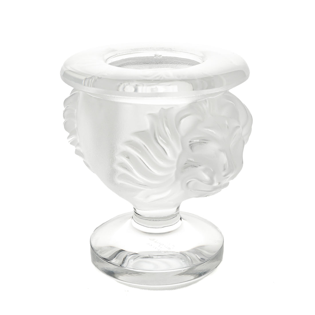 LALIQUE Tete De Lion Table Lighter Base