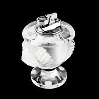 LALIQUE Tete De Lion Table Lighter