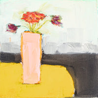 Robin Grindley (Canadian 20th C.) Flowers In Vase