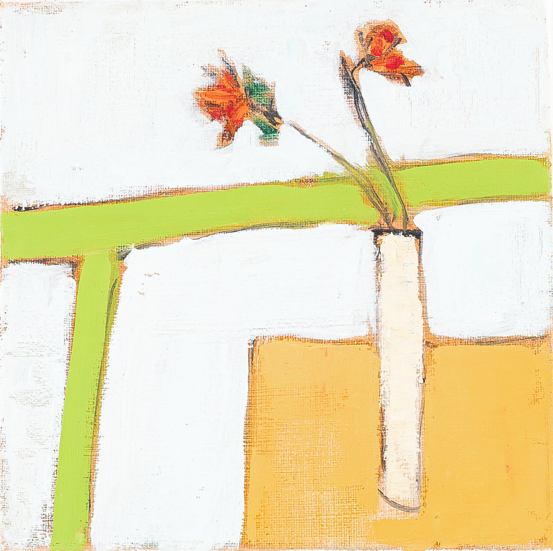 Robin Grindley (Canadian 20th C.) Flowers In Vase