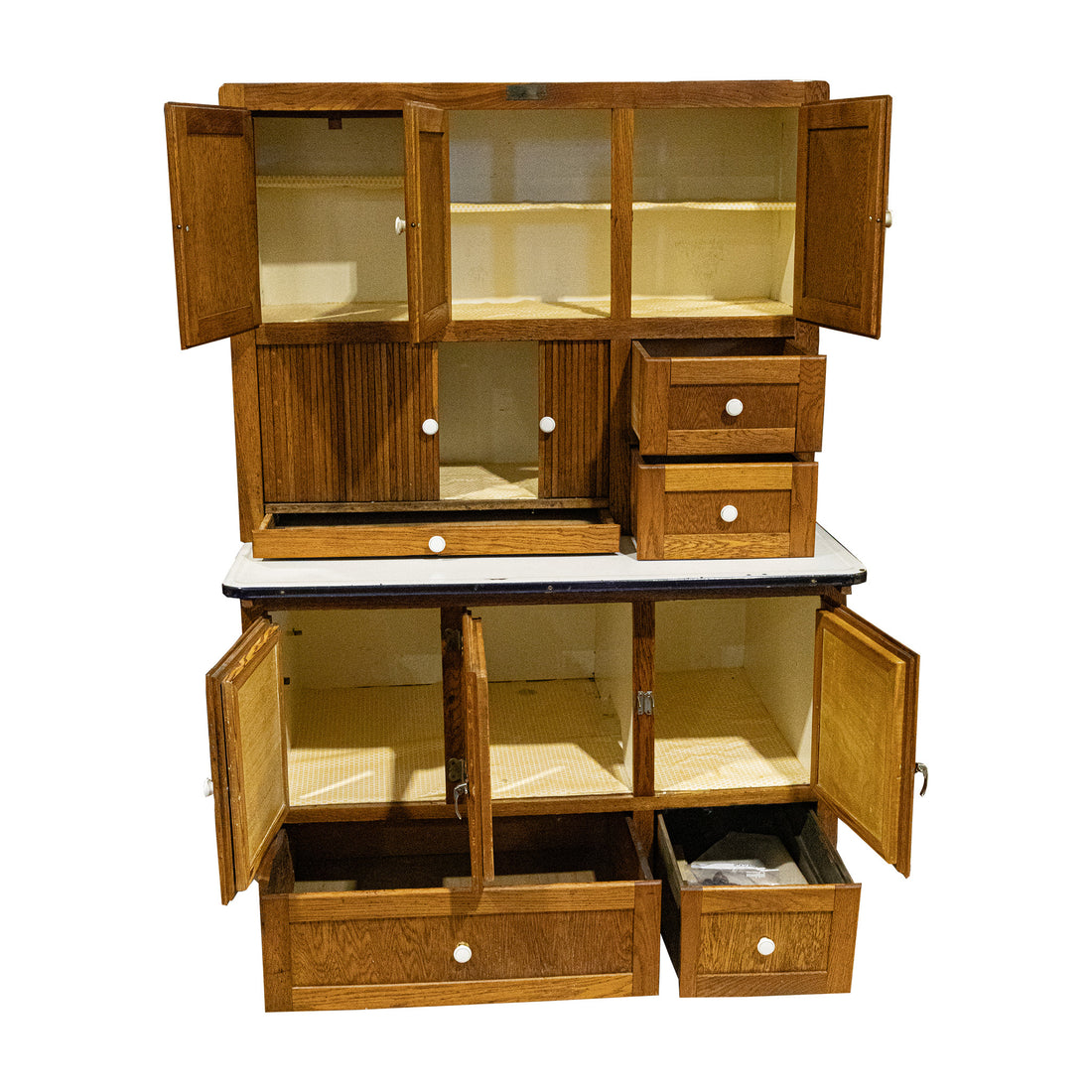 FREEZO KITCHENETTE Vintage Oak Hoosier