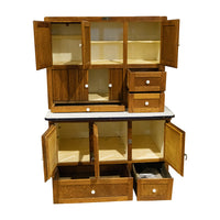 FREEZO KITCHENETTE Vintage Oak Hoosier