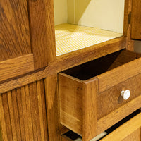 FREEZO KITCHENETTE Vintage Oak Hoosier