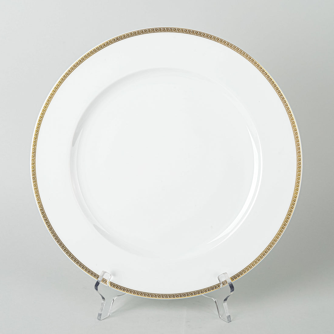 ROSENTHAL VERSACE Medaillon Meandre D'or Chargers Set Of 3