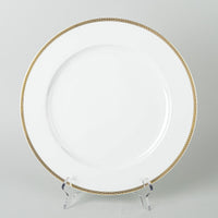 ROSENTHAL VERSACE Medaillon Meandre D'or Chargers Set Of 3