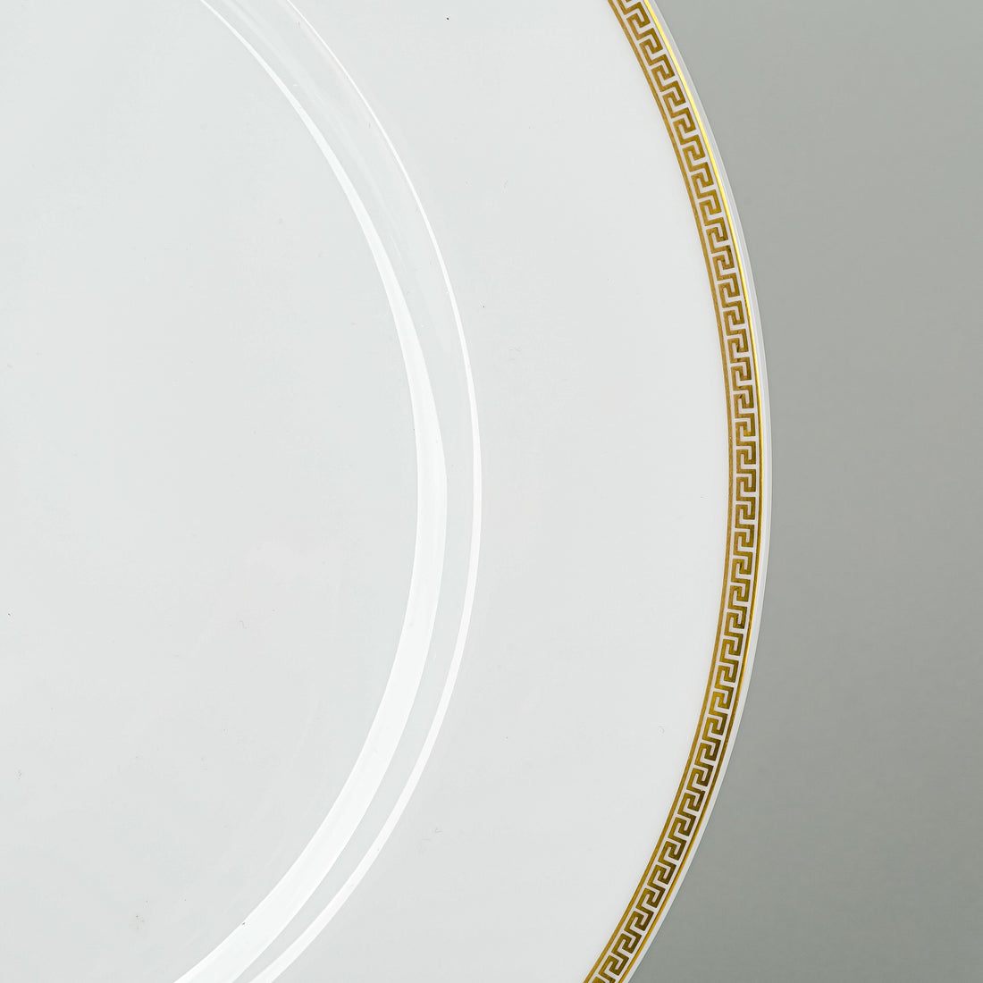 ROSENTHAL VERSACE Medaillon Meandre D'or Chargers Set Of 3