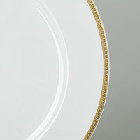 ROSENTHAL VERSACE Medaillon Meandre D'or Chargers Set Of 3